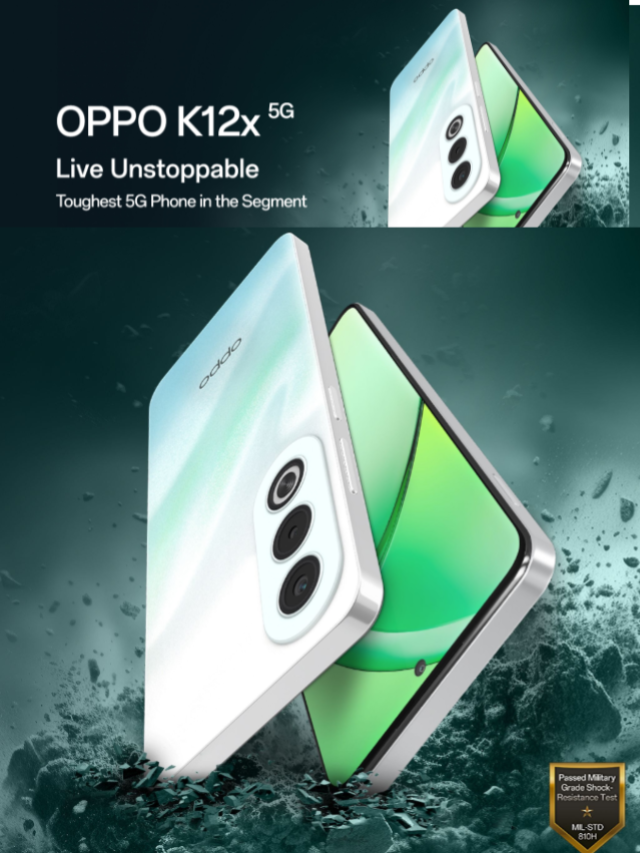 OPPO K12x 5G with military-grade durability launched in India: Price, features, availability